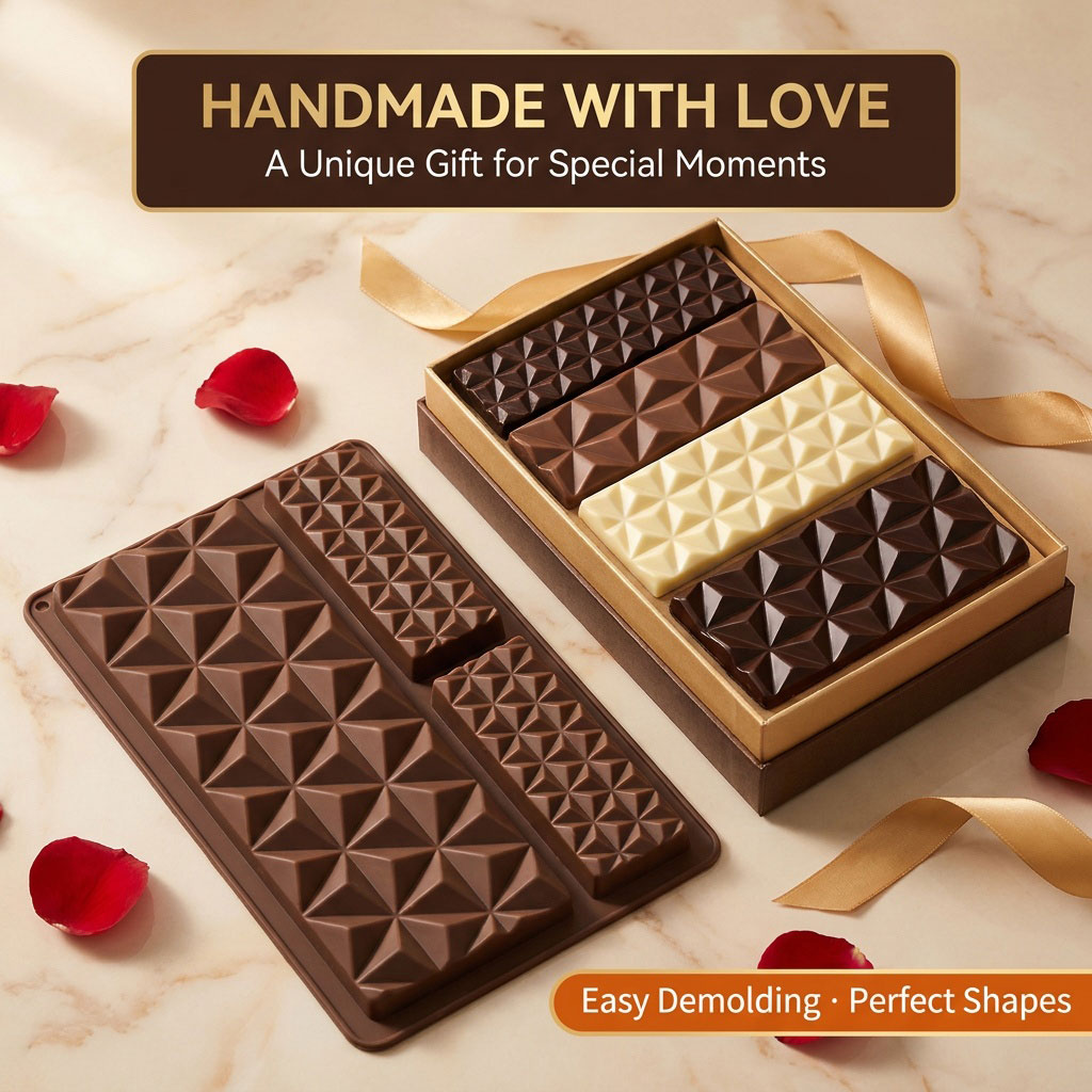 Tray Mold Rectangle - قالب سيليكون 2 في 1 لصنع