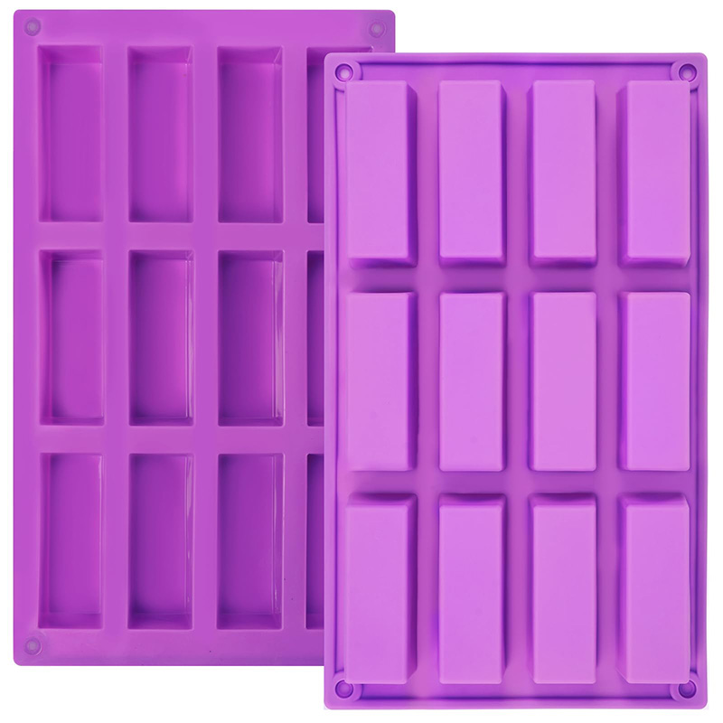 Tray Mold Rectangle - 12 قوالب سيليكون لحلوى الكراميل مستطيلة