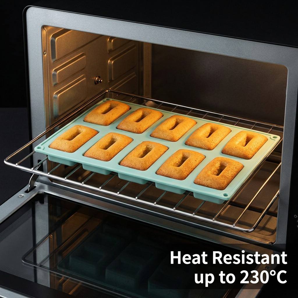 Tray Mold Rectangle - قالب خبز سيليكون مستطيل غير لاصق
