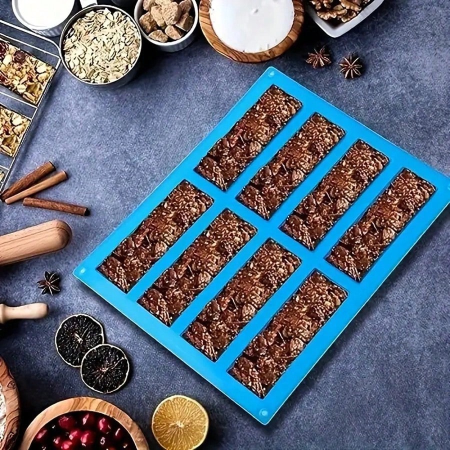 Tray Mold Rectangle - قالب سيليكون لصنع ألواح الجرانولا، قالب