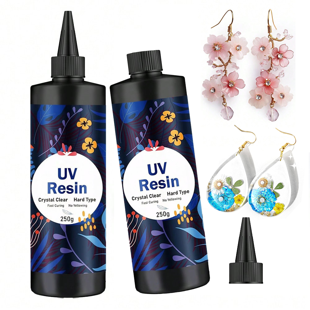 Resin Art Uv - 250 جم/500 جم من الراتنج الشفاف