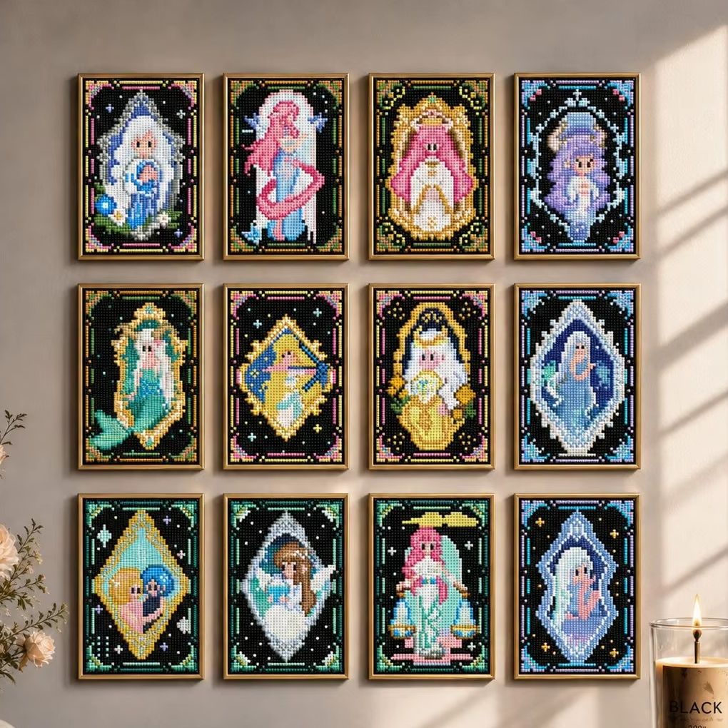 Resin Art Canvas - مجموعة الرسم بالألماس MINIGEM 5D DIY