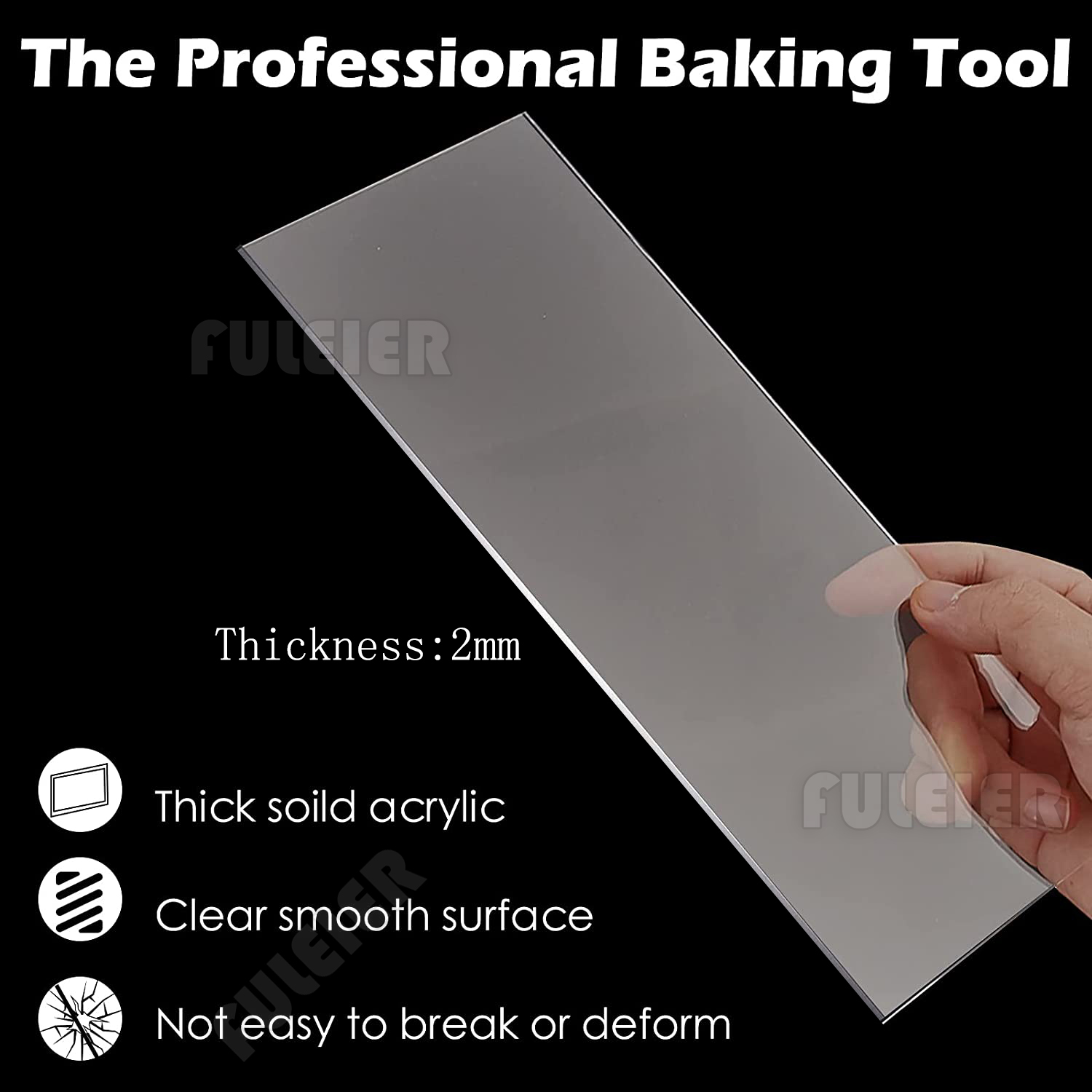 الاكريليك كعكة كريم مكشطة ، مس - مراجعة Tray Mold Rectangle وسعره