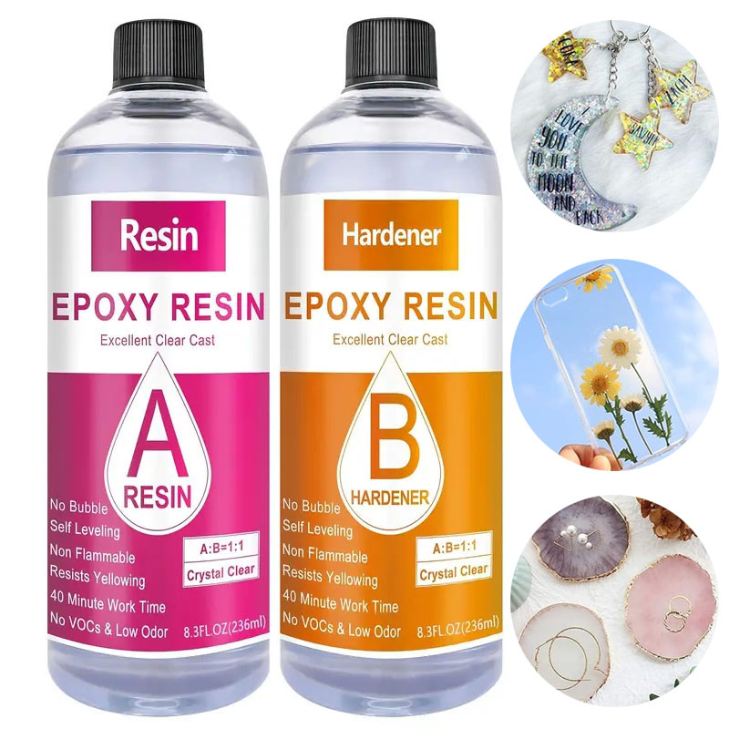 طقم راتنجات الايبوكسي الشفاف ا - مراجعة Resin Art Ratio وسعره