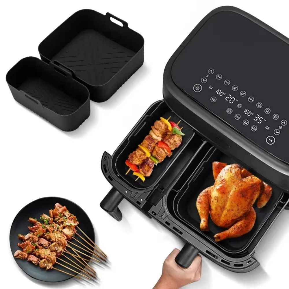 بطانة مقلاة هوائية سعة 6 لتر/3 - مراجعة Tray Mold Rectangle وسعره