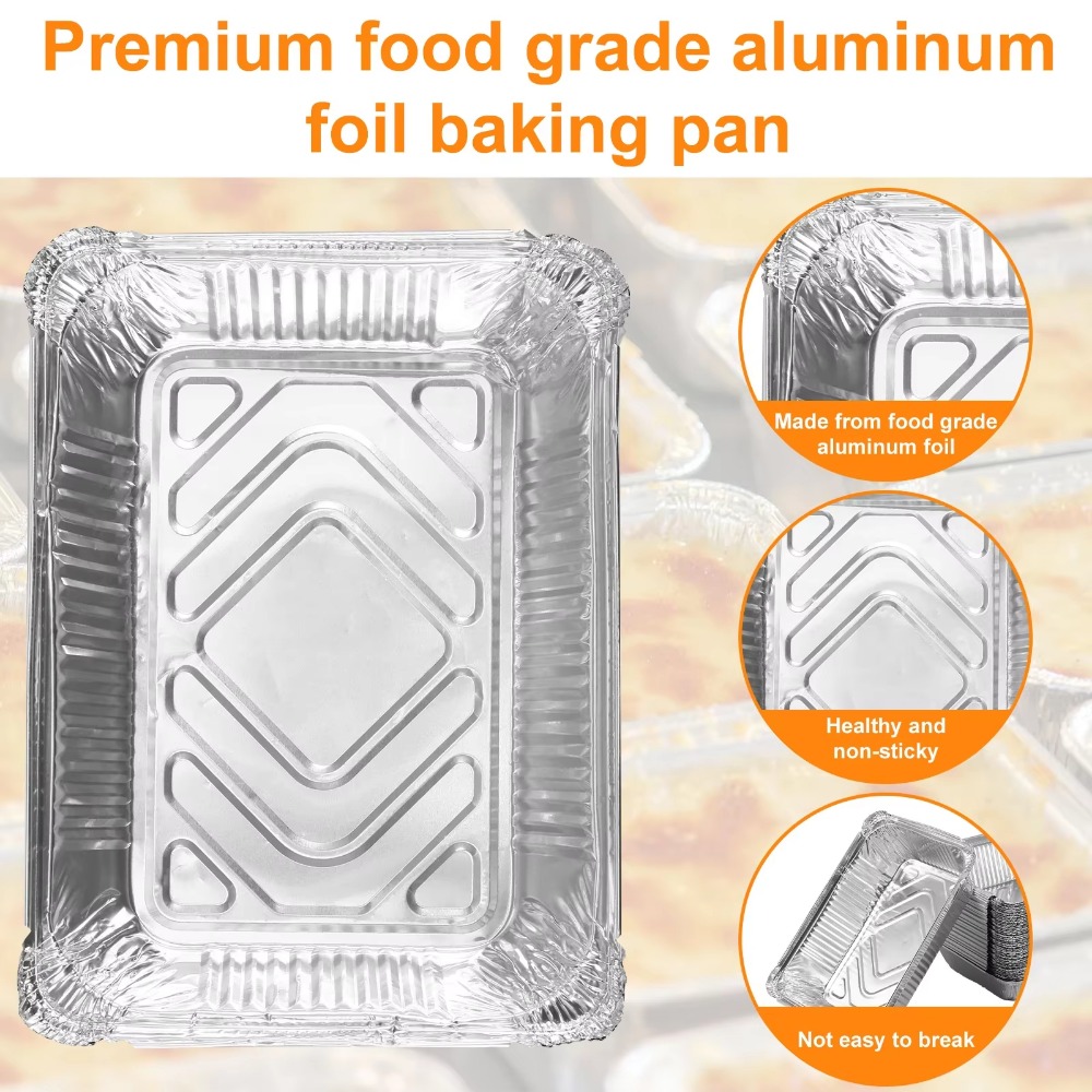 10 قطعة جديد مع الأغطية الألوم - مراجعة Tray Mold Rectangle وسعره