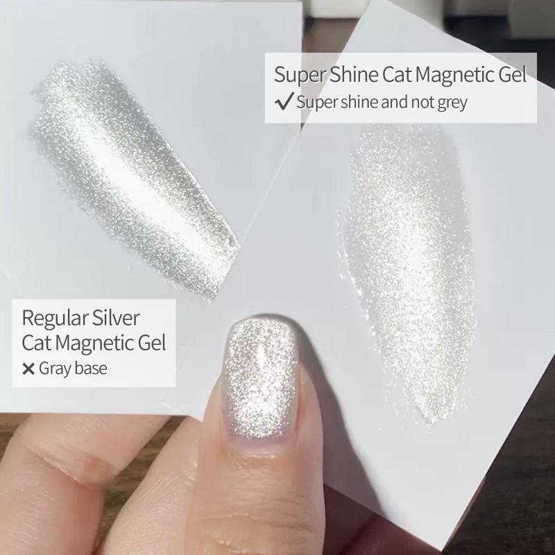 طلاء أظافر مغناطيسي فضي لامع م - مراجعة Resin Art Uv Light وسعره