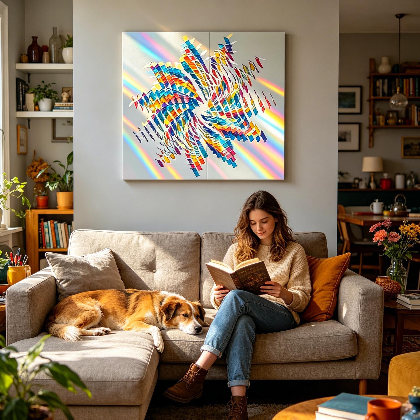 ألواح أكريليك قزحية اللون 100  - مراجعة Resin Art Acrylic وسعره