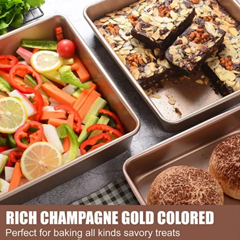 مستطيل الكربون الصلب كعكة صيني - مراجعة Tray Mold Rectangle وسعره