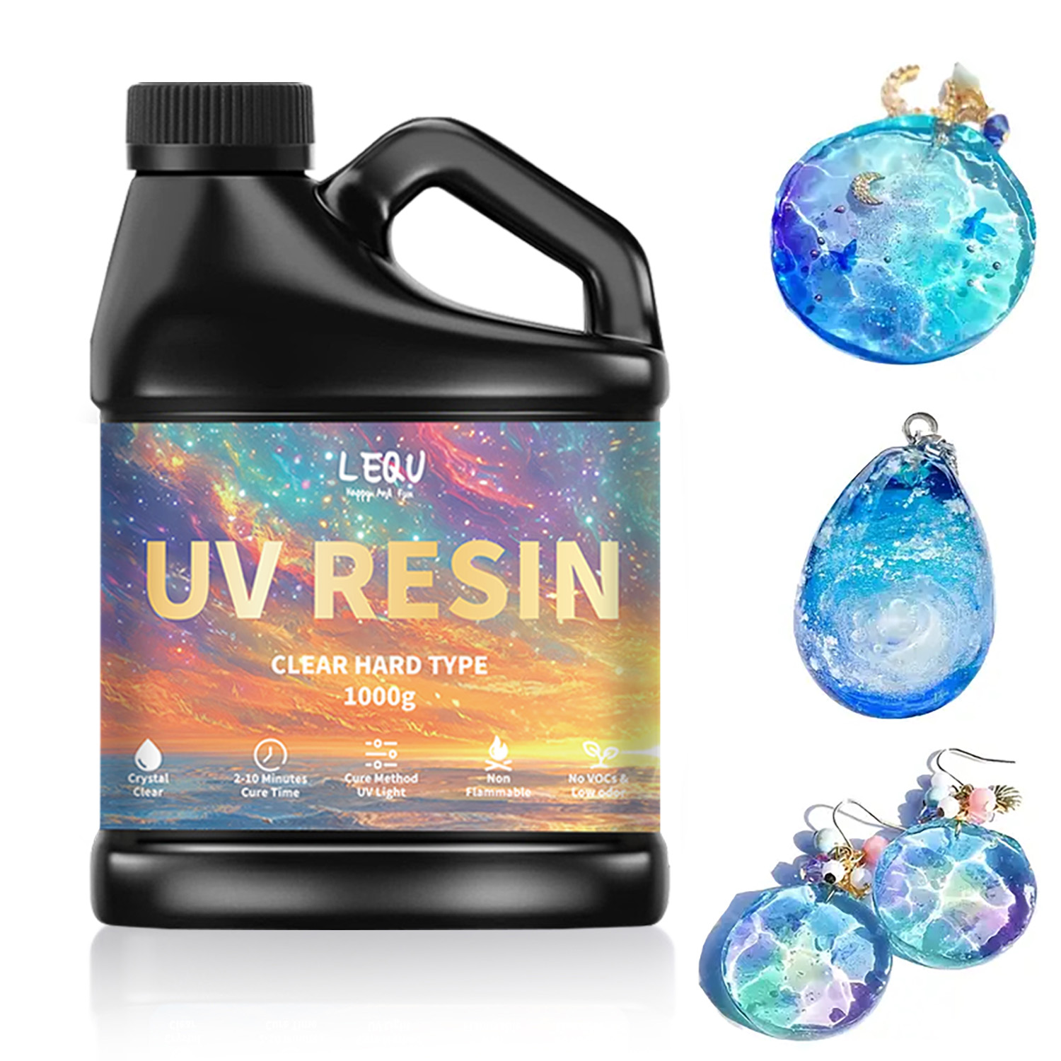 100/200/500/1000 جرام UV راتنج - مراجعة Resin Art Uv وسعره